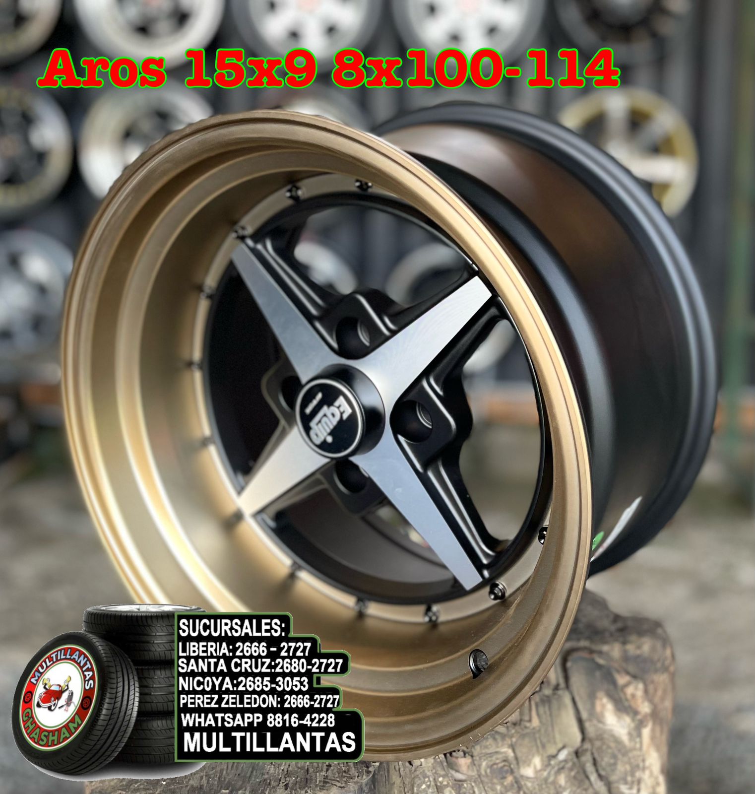 AROS 15X9 8X100-114